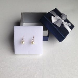 Diamond&Pearl Gold Earrings